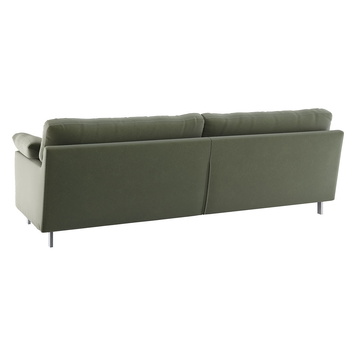 Cuscino Sage Green Velvet 3 Seater Sofa, Green Green – image 5