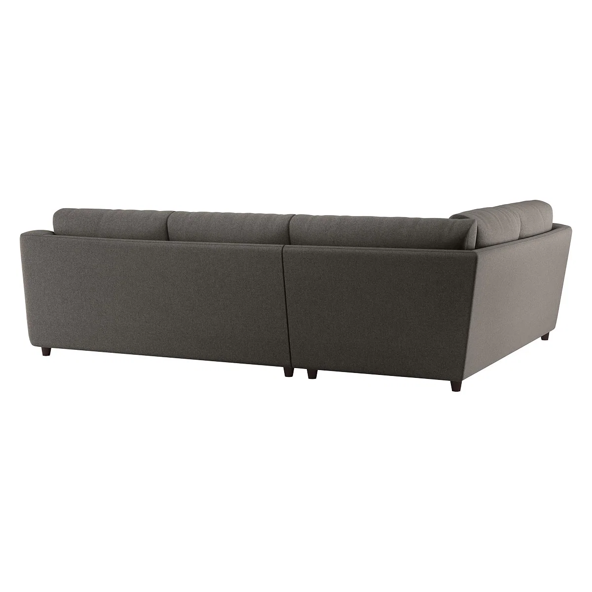 Slope Charcoal Grey Wool Tweed Right Arm Corner Sofa, Charcoal – image 5