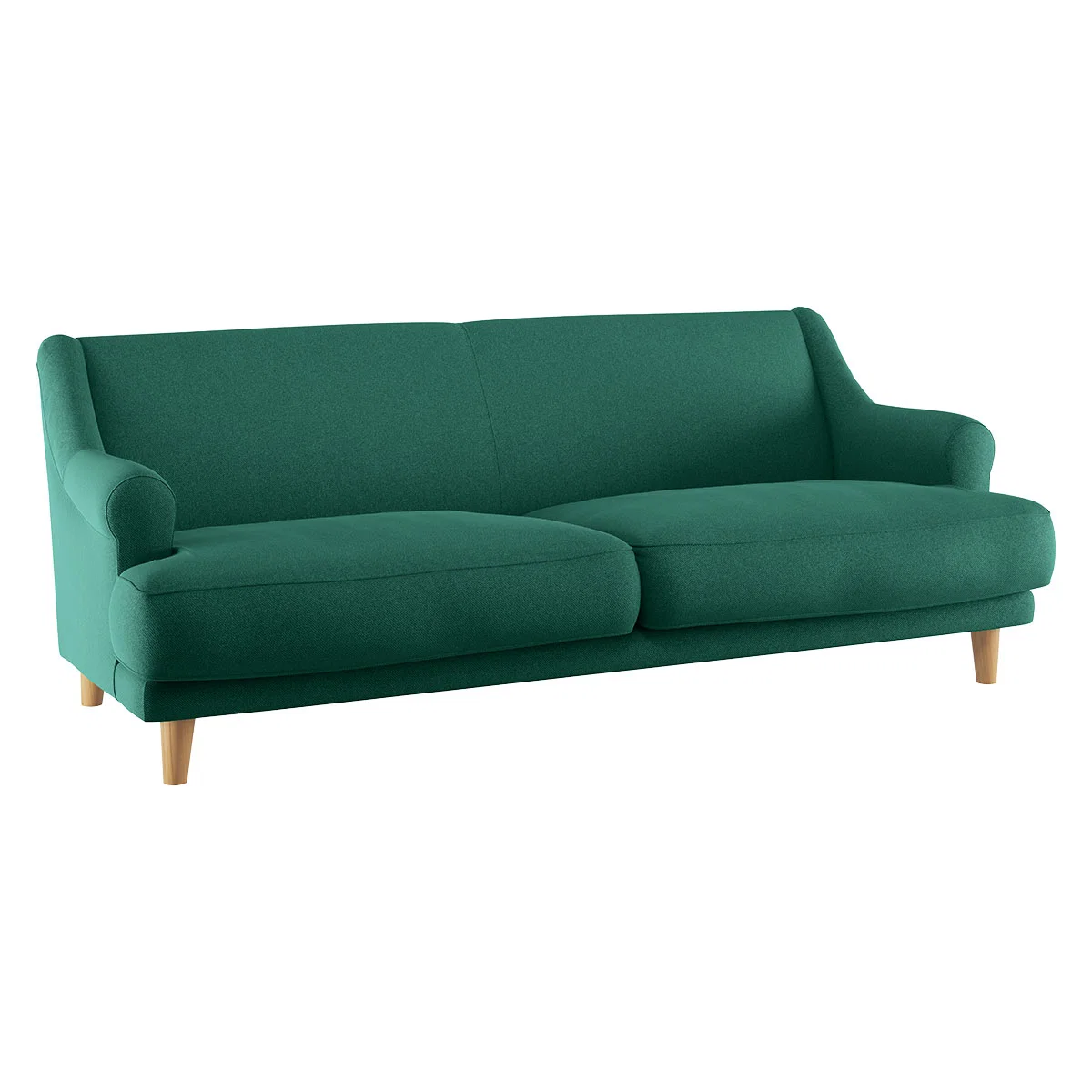Townsend Green FaBric 3 Seater Sofa, Green – image 3