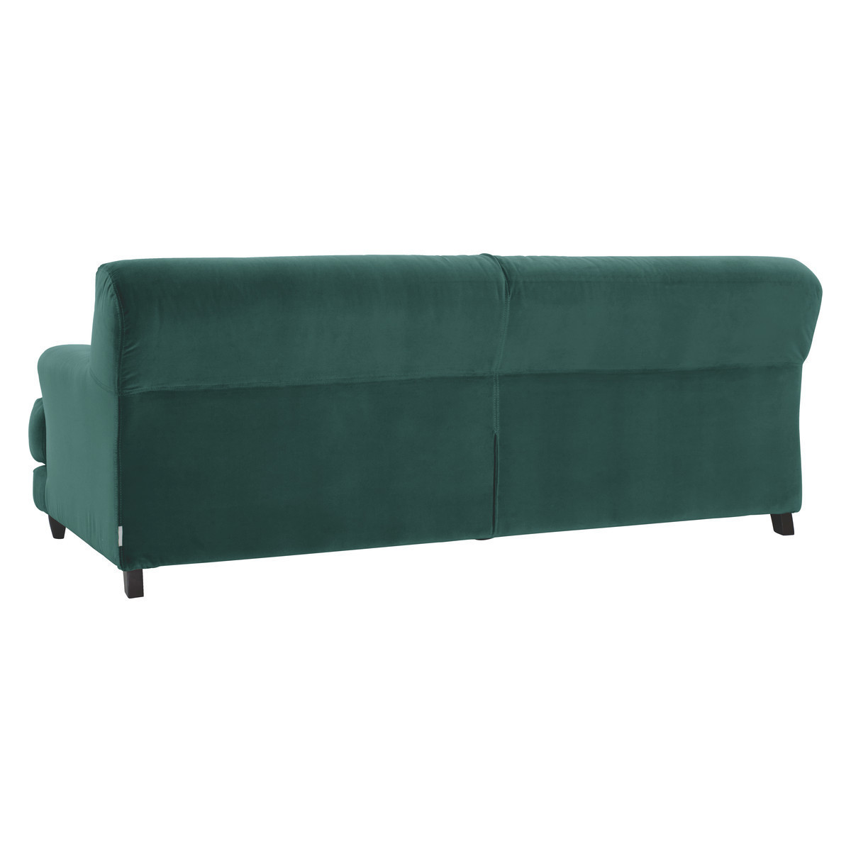 Askem Emerald Green Velvet 3 Seater Sofa, Green – image 5