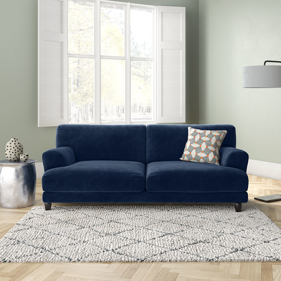 Askem Natural Linen Mix 3 Seater Sofa, Natural – image 8