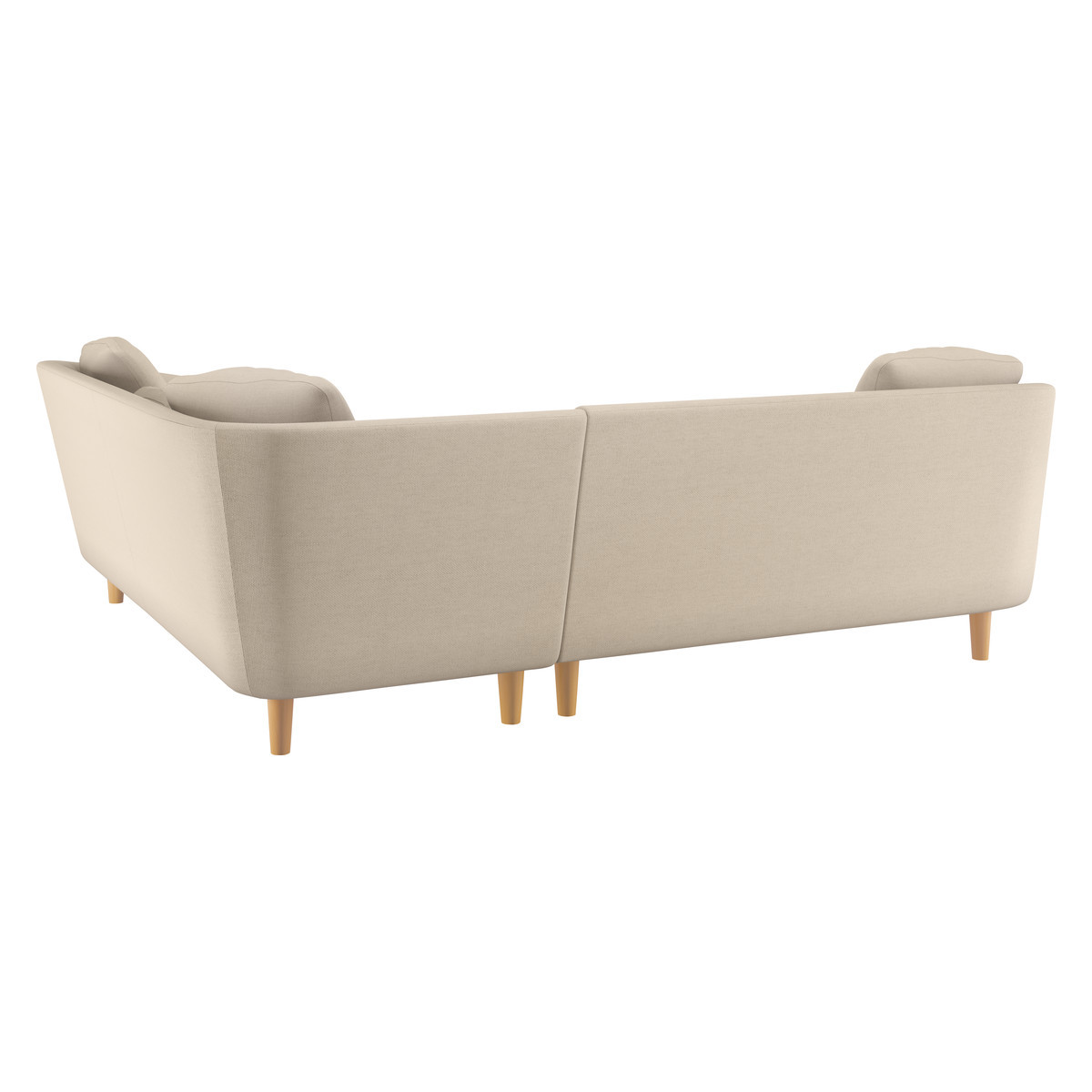 Colby Natural Italian Woven FaBric Left-Arm Corner Sofa, Natural – image 6