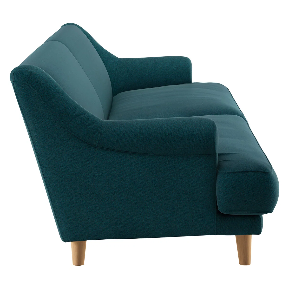 Townsend Teal Green Tweed Wool Mix 4 Seater Sofa, Green – image 3