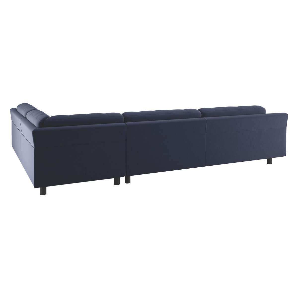 Hendricks Navy Blue Velvet Left-Arm Corner Sofa, Navy – image 6
