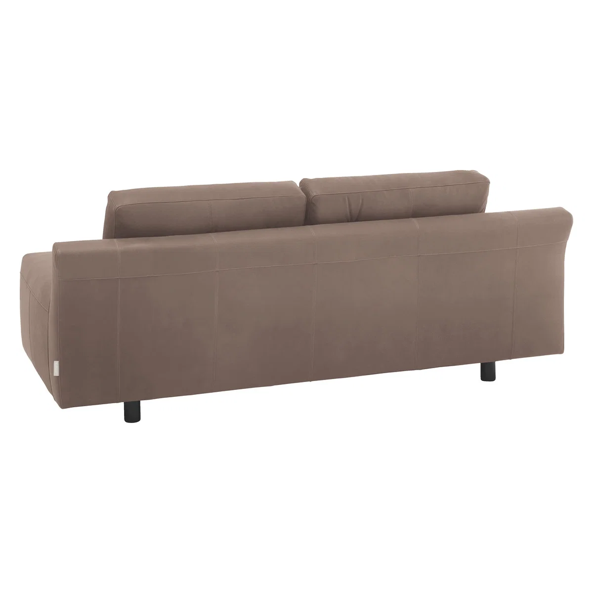 Hendricks Light Brown Luxury Leather 3 Seater Sofa, Brown – image 5