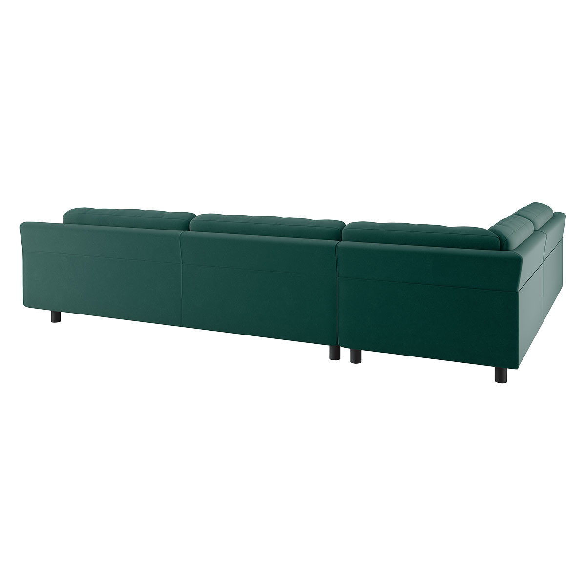 Hendricks Emerald Green Velvet Right Arm Corner Sofa, Green – image 6