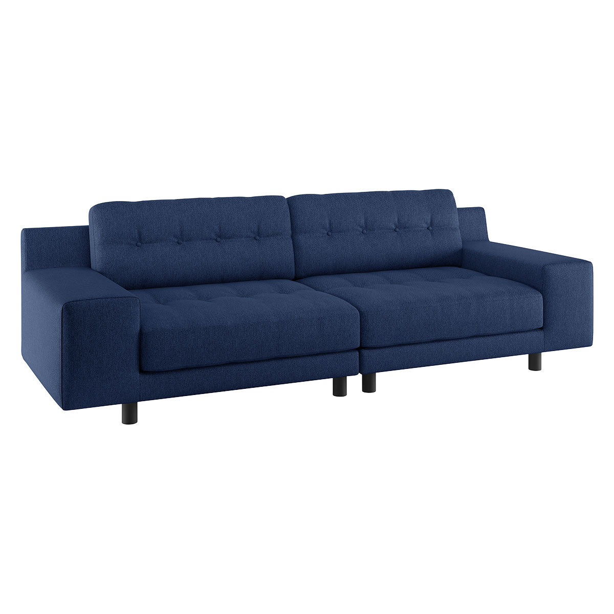 Hendricks Blue FaBric 4 Seater Easy Access Sofa, Blue – image 3