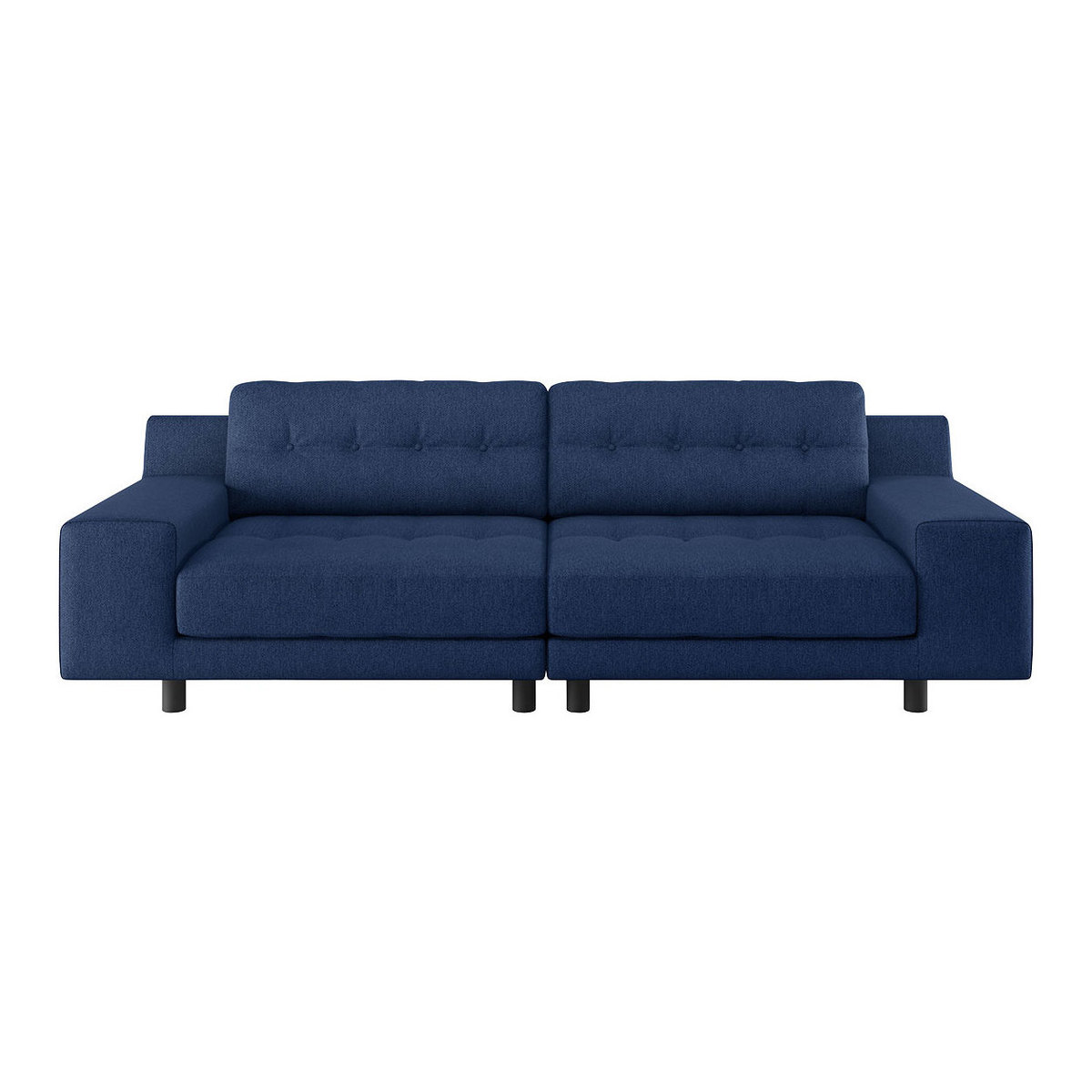 Hendricks Blue FaBric 4 Seater Easy Access Sofa, Blue – image 1