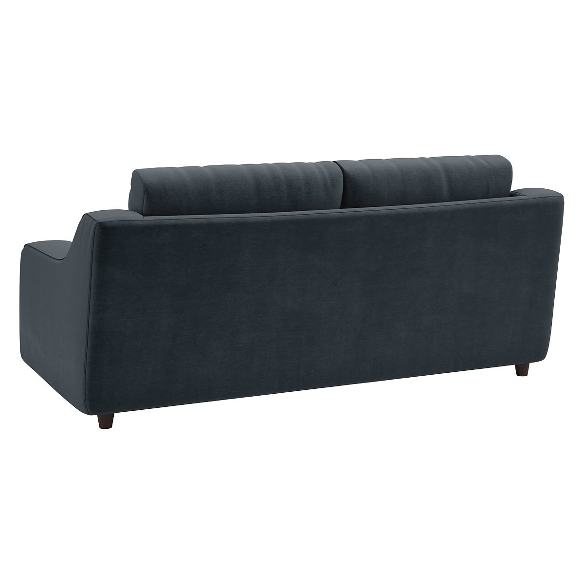 Slope Dark Grey Velvet 2 Seat Sofa, Grey – image 5