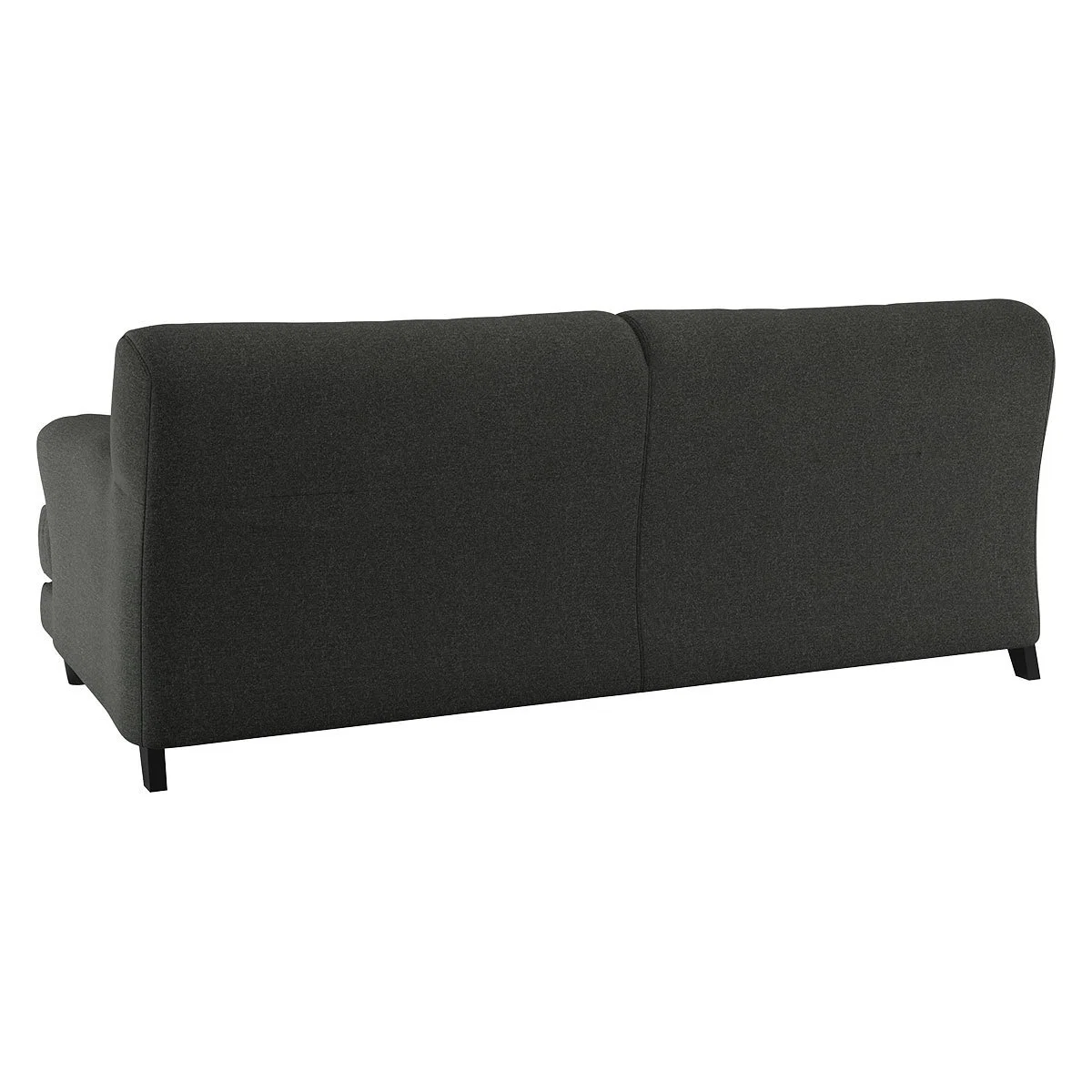 Askem Charcoal Grey Linen Mix 3 Seater Sofa, Charcoal – image 5