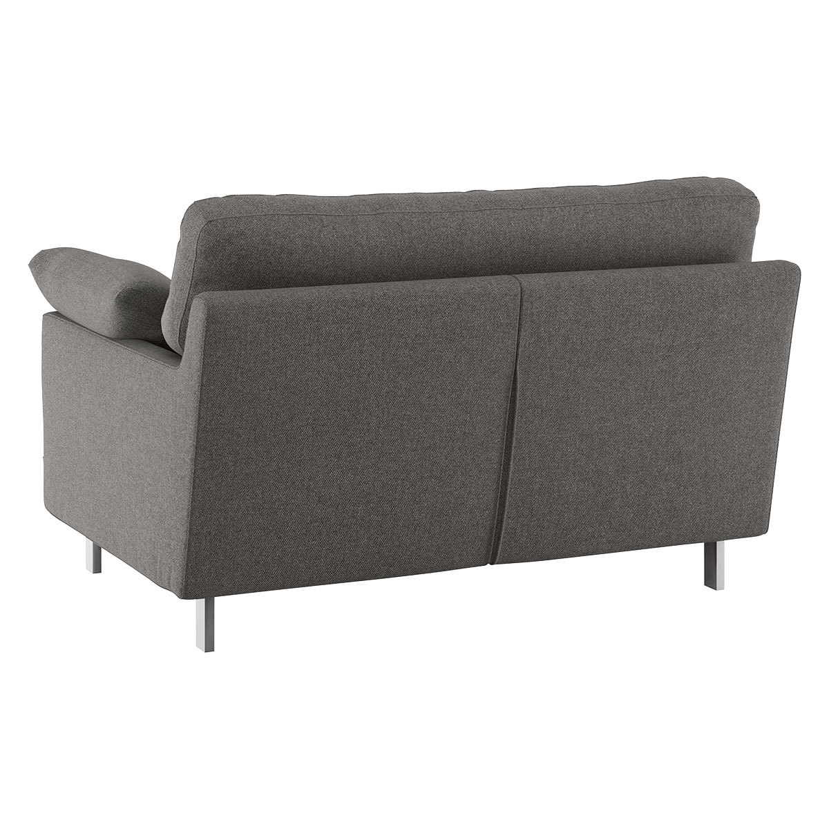 Cuscino Charcoal Grey Tweed Wool Mix Compact Sofa, Charcoal – image 5