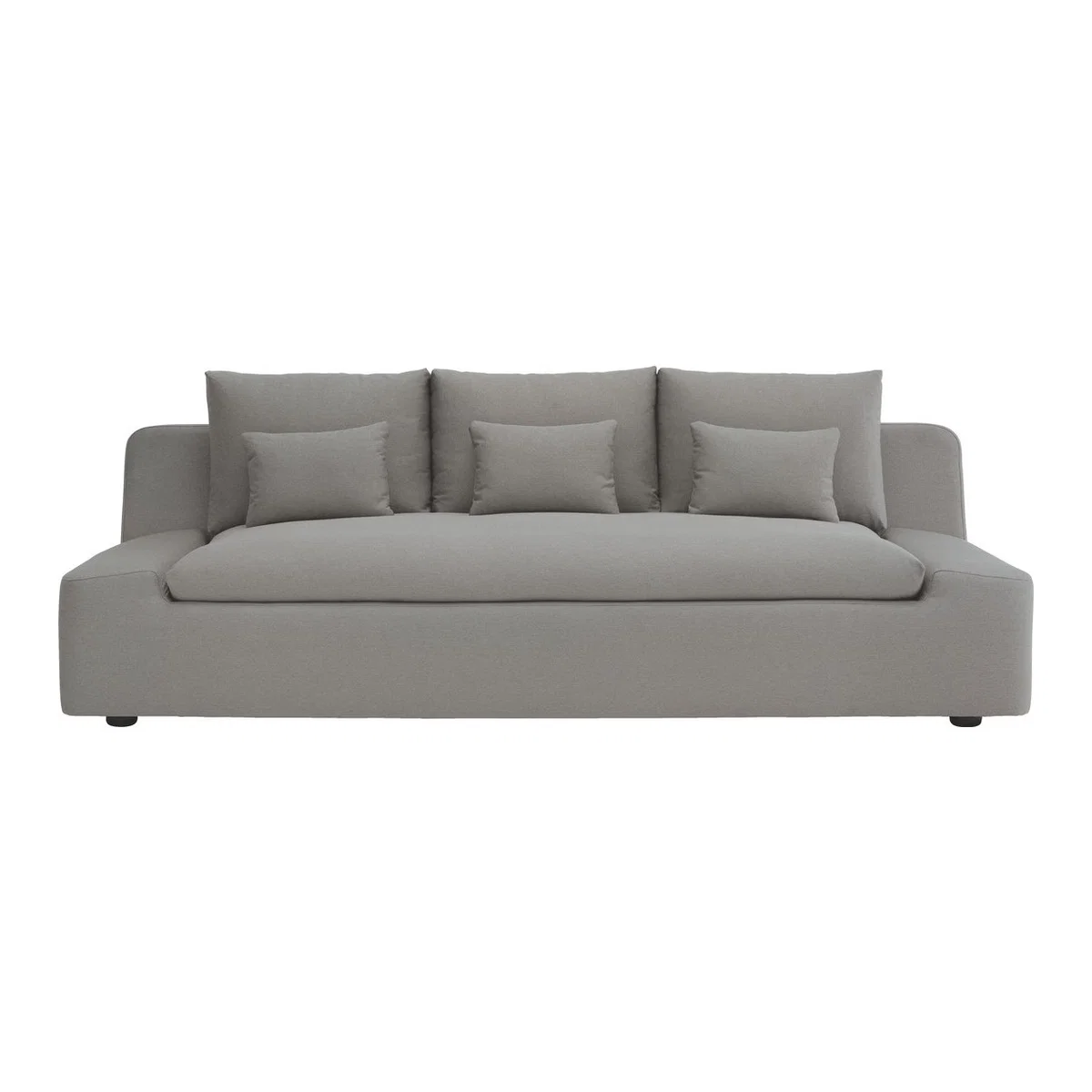 Kasha Grey Acor FaBric 4 Seater Sofa, Grey – image 1