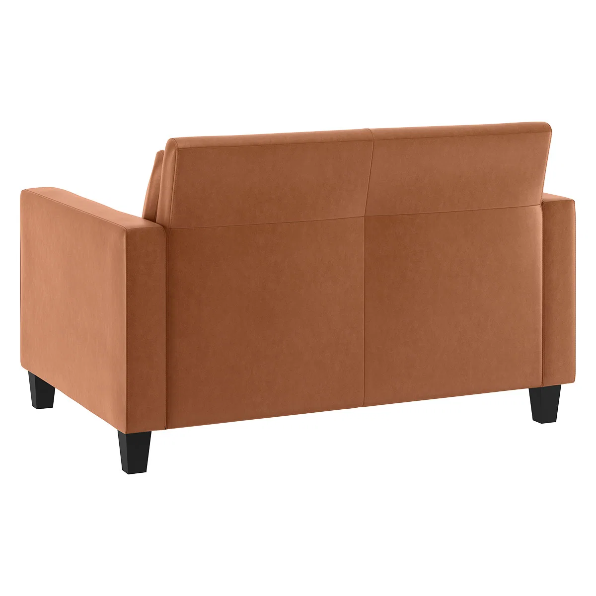 Chester Tan Luxury Leather Compact Sofa, Tan – image 8