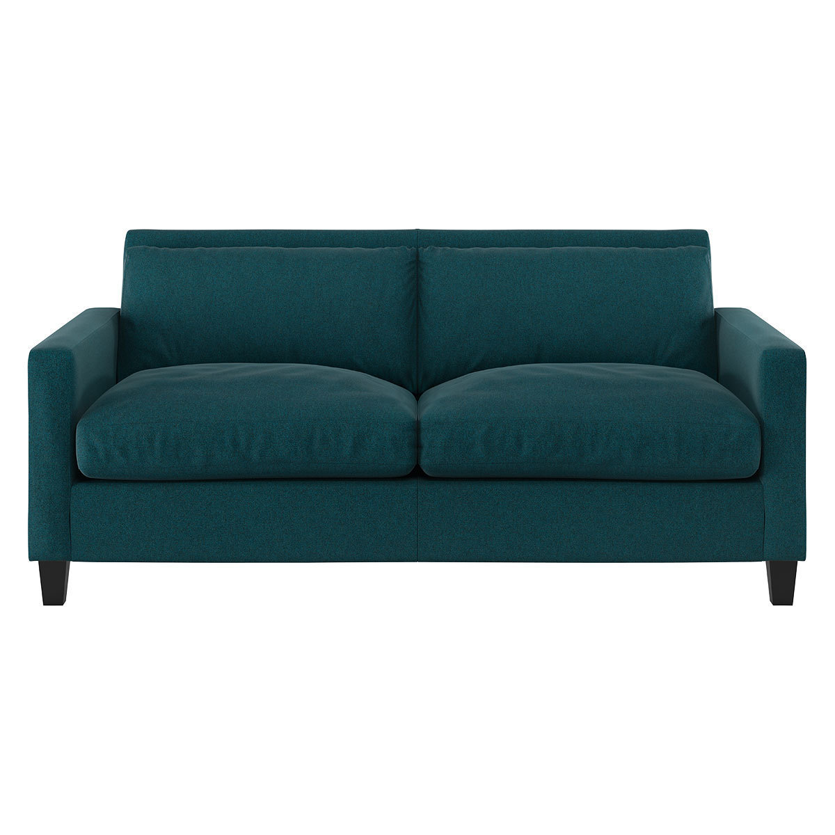 Chester Teal Green Tweed Wool Mix 2 Seater Sofa, Green – image 3
