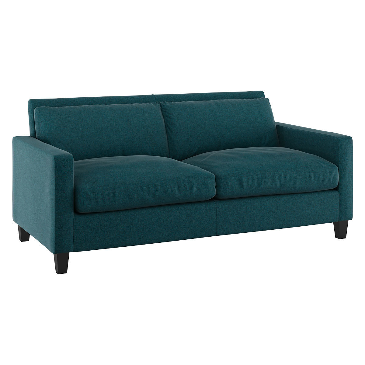 Chester Teal Green Tweed Wool Mix 2 Seater Sofa, Green – image 7