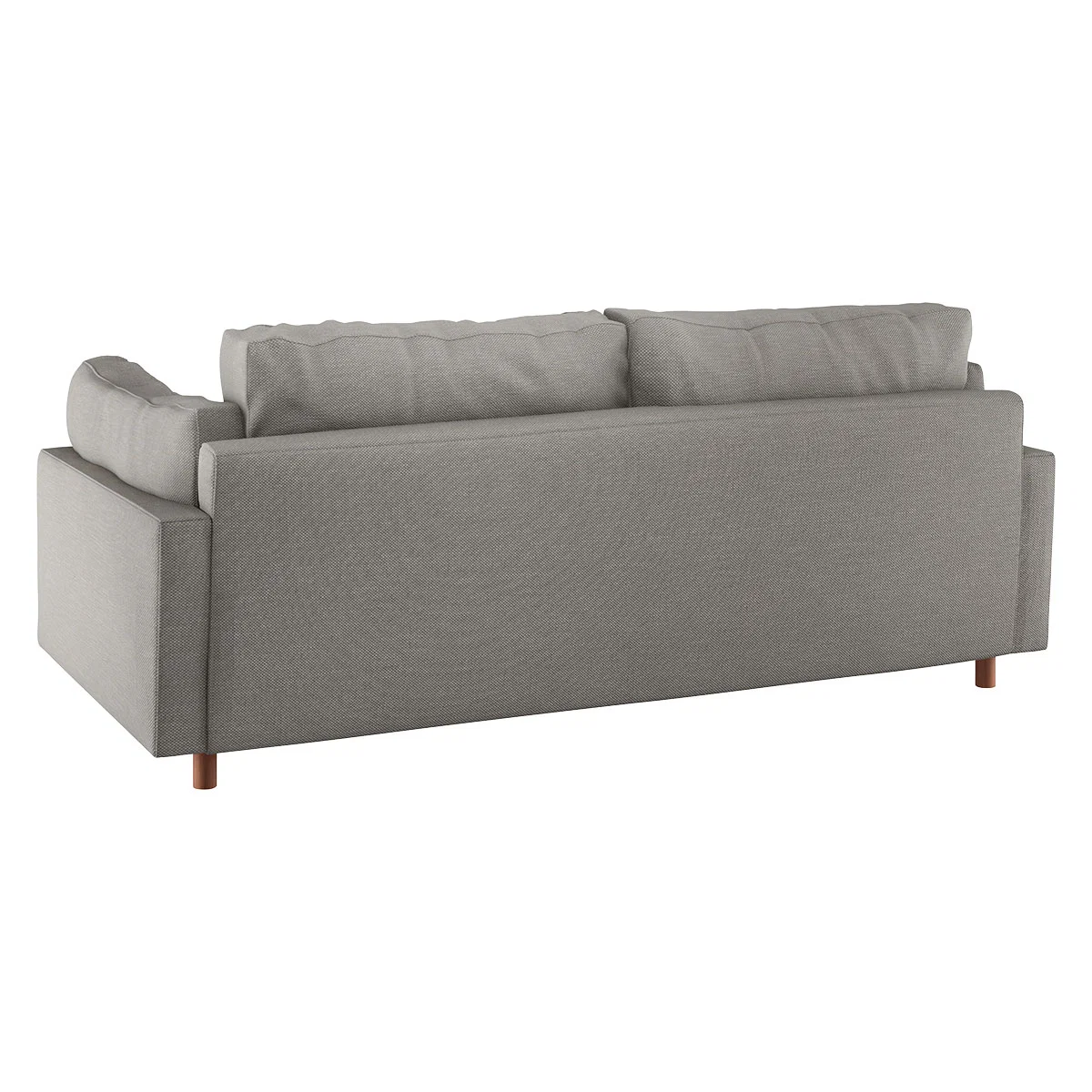 Elkin Grey Textured FaBric 3 Seat Sofa, Grey – image 5