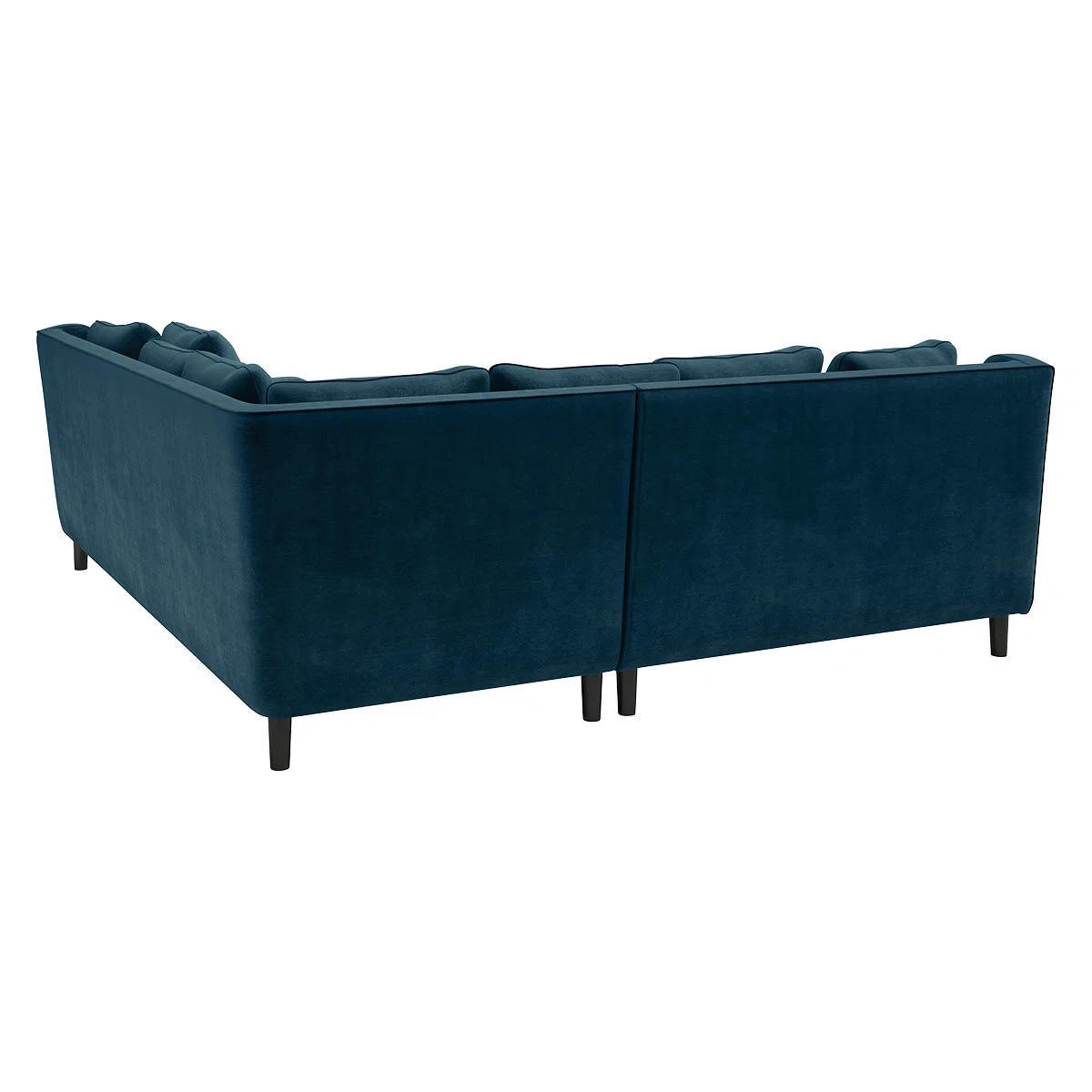 Swift Blue Velvet Reversible Corner Sofa, Blue – image 5