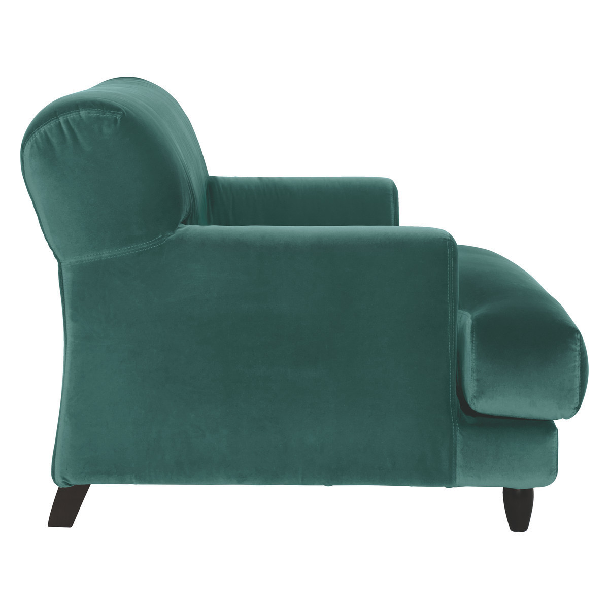Askem Emerald Green Velvet Compact Sofa, Green – image 4