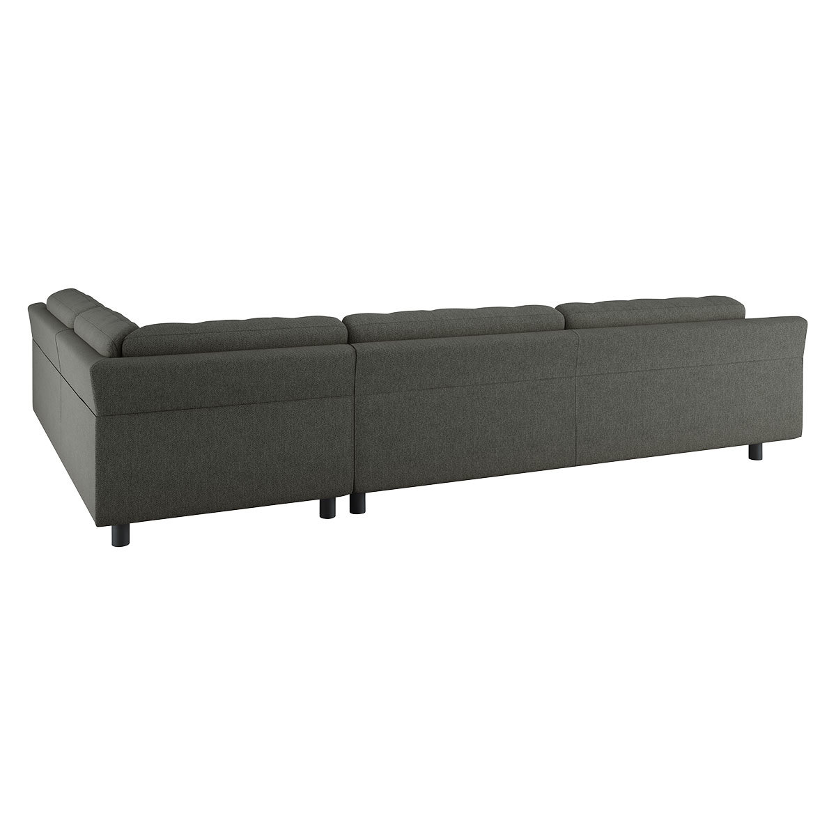 Hendricks Charcoal Grey FaBric Left-Arm Corner Sofa, Charcoal – image 6