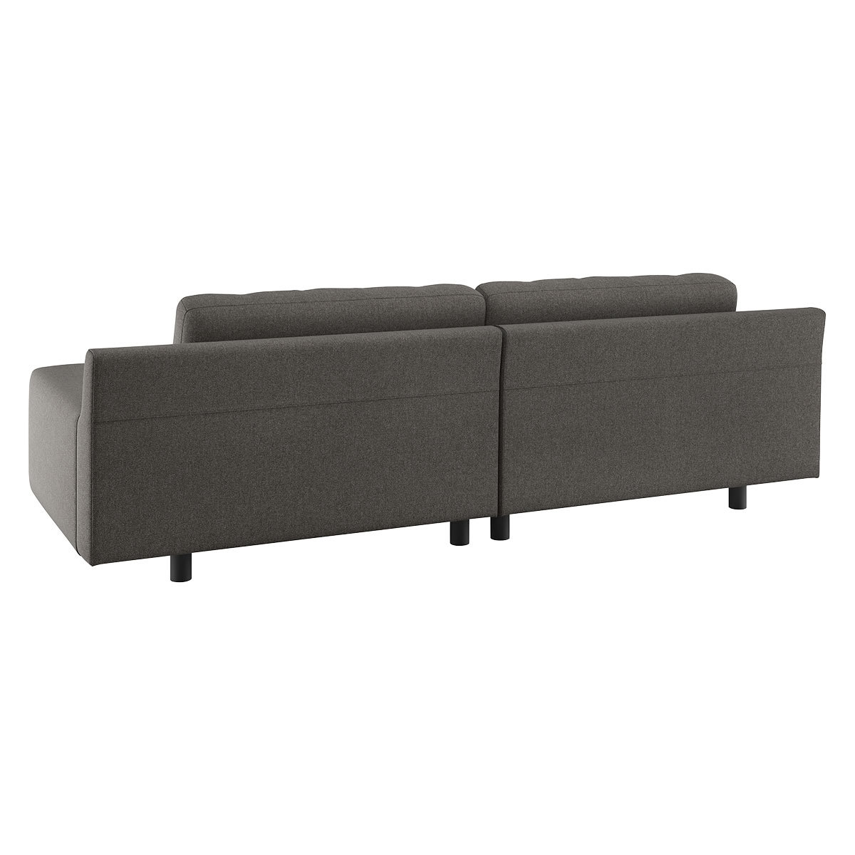 Hendricks Charcoal Grey Wool 4 Seater Easy Access Sofa, Charcoal – image 5