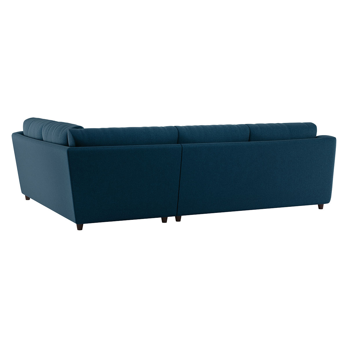Slope Navy Blue Wool Tweed Left Arm Corner Sofa, Navy – image 5