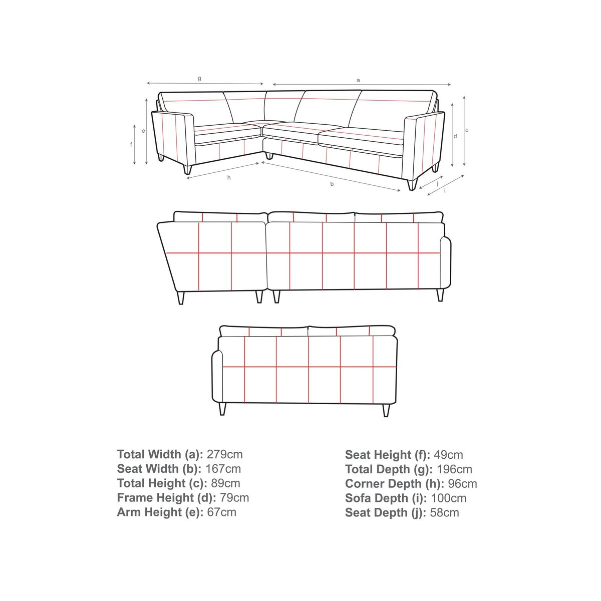 John Lewis & Partners Bailey Leather LHF Corner End Sofa, Dark Leg – image 2