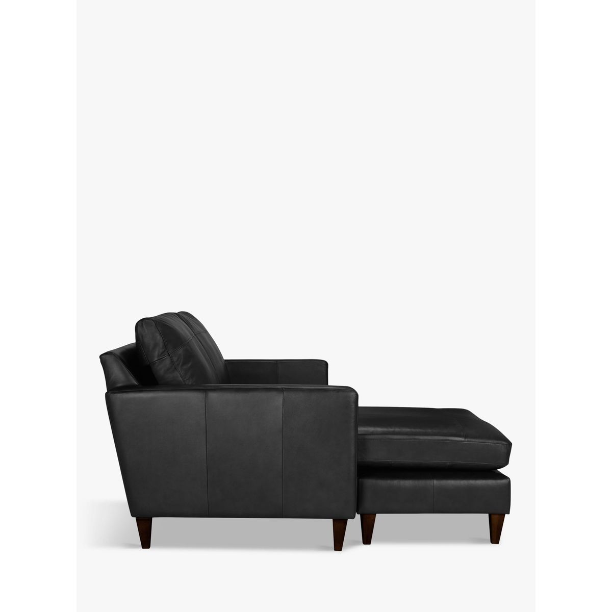 John Lewis & Partners Bailey Leather LHF Chaise End Sofa, Dark Leg – image 2
