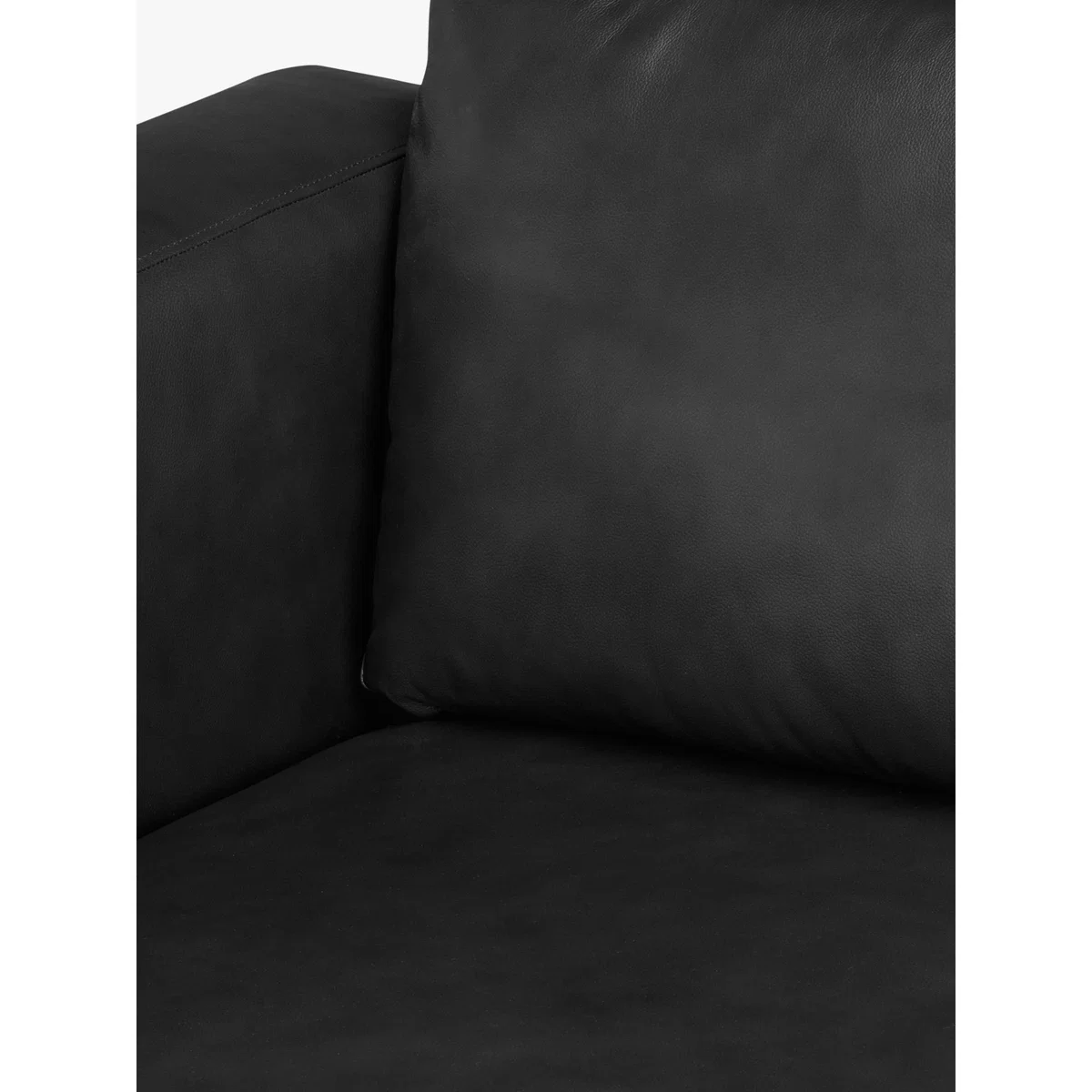 Design Project by John Lewis No.002 Medium 2 Seater Leather Sofa, Dark Leg – image 7