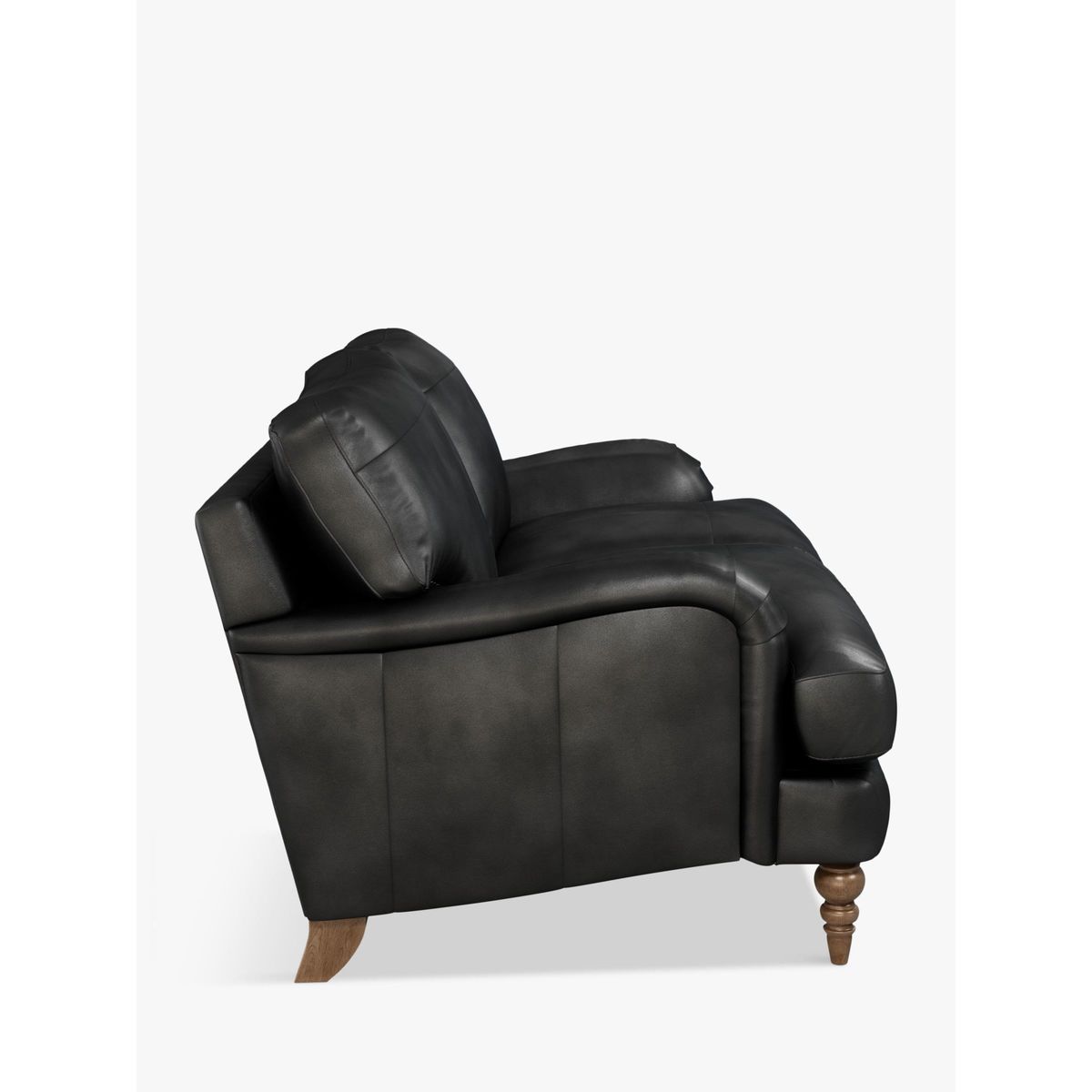 John Lewis & Partners Otley Small 2 Seater Leather Sofa, Dark Leg – image 4