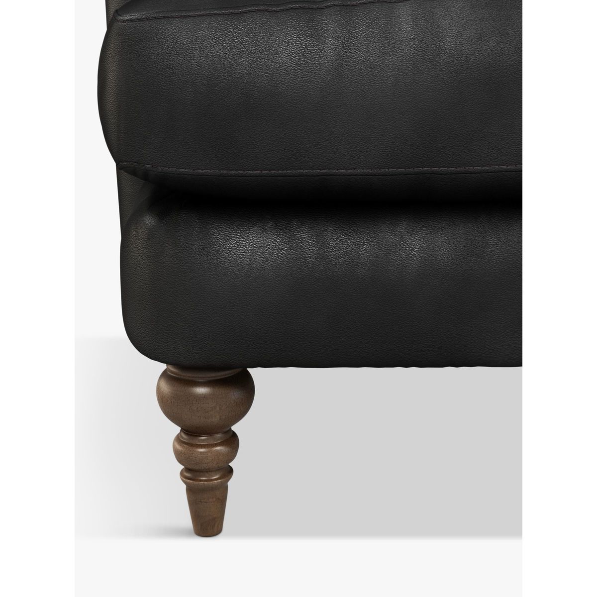 John Lewis & Partners Otley Small 2 Seater Leather Sofa, Dark Leg – image 6