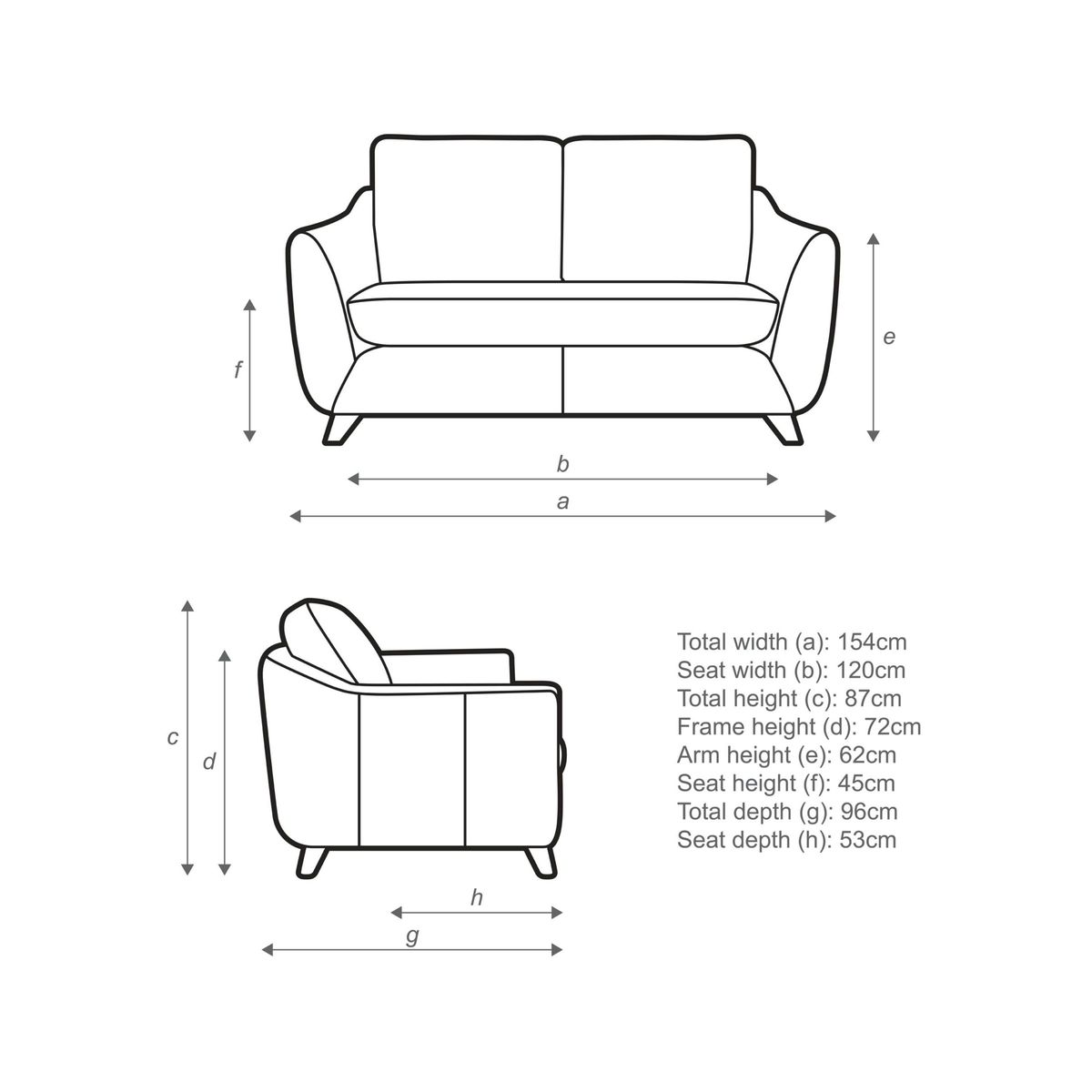G Plan Vintage The Sixty Seven Small 2 Seater Leather Sofa – image 2