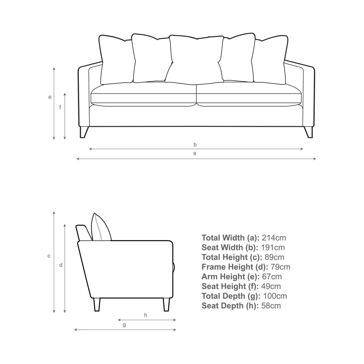 John Lewis & Partners Bailey Scatter Back Grand 4 Seater Sofa – image 4