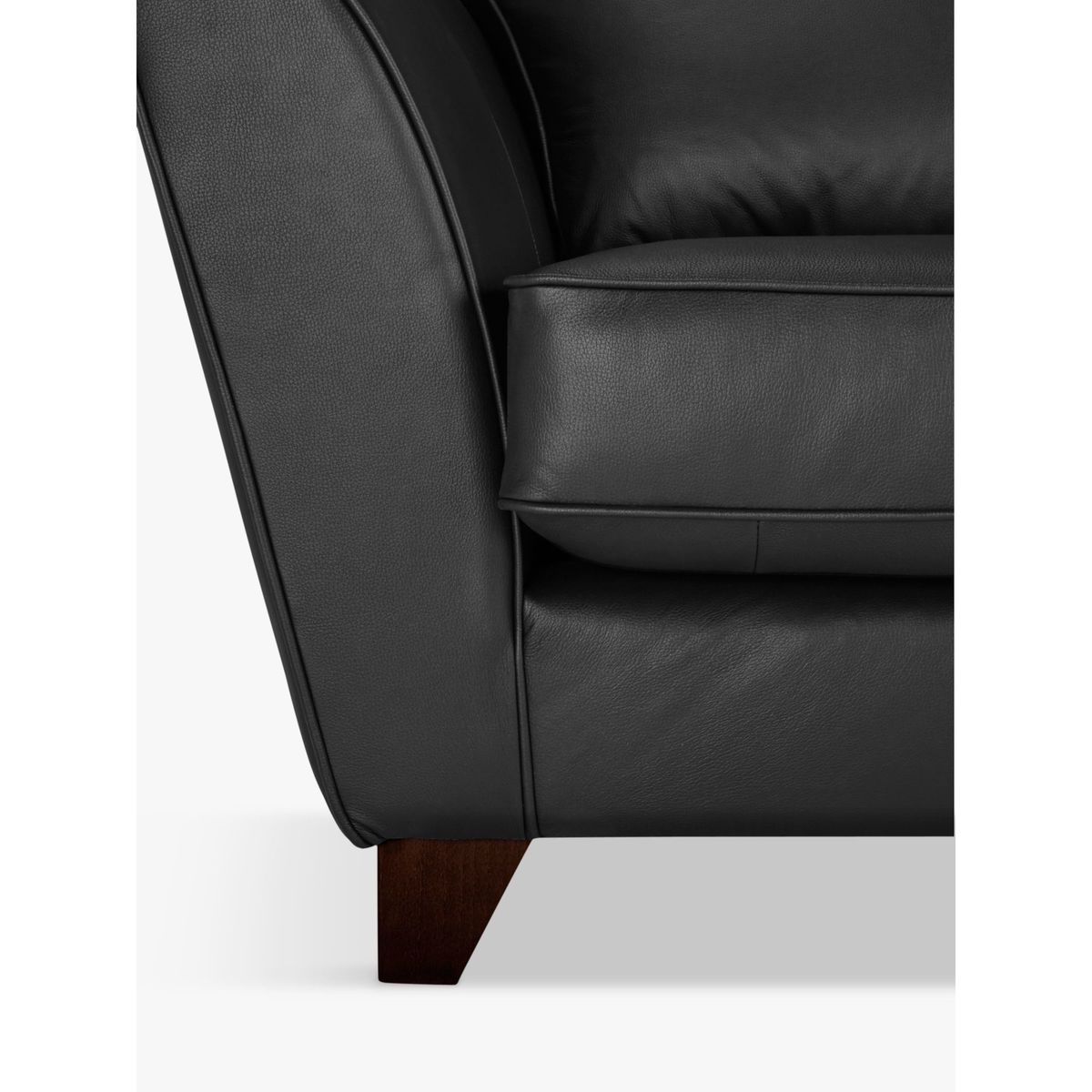 John Lewis & Partners Oslo Leather Medium 2 Seater Sofa, Dark Leg – image 7