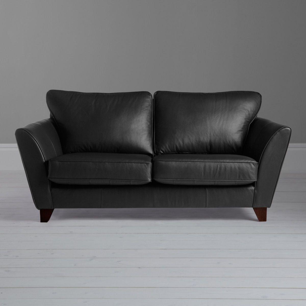 John Lewis & Partners Oslo Leather Medium 2 Seater Sofa, Dark Leg – image 8
