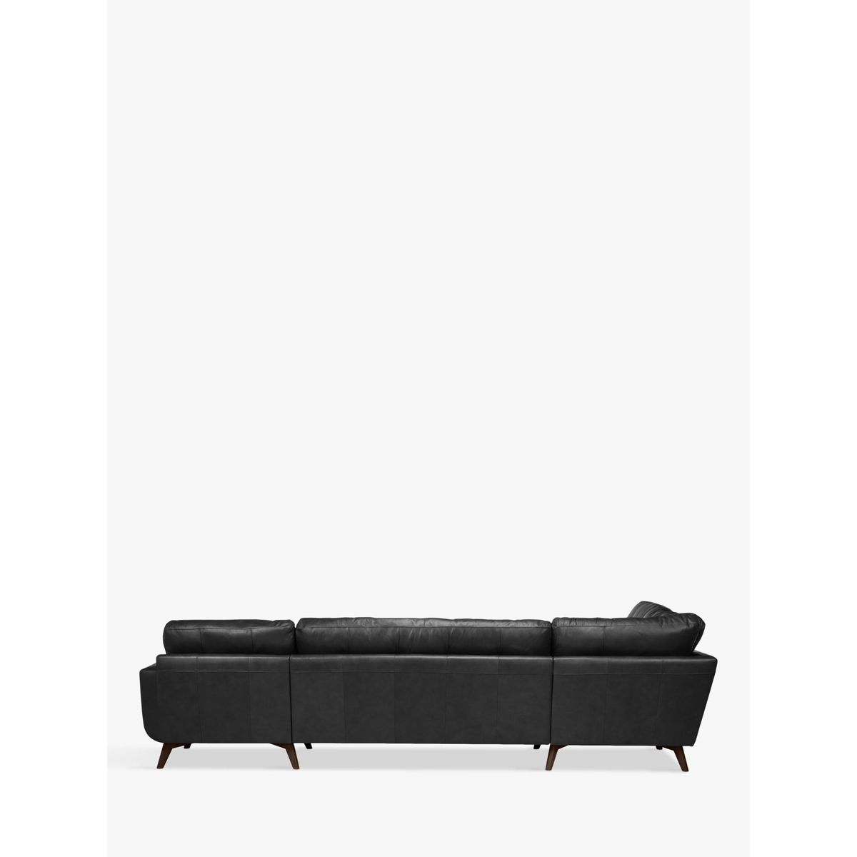 John Lewis & Partners Barbican Leather RHF Medium Corner Chaise End Sofa, Dark Leg – image 5