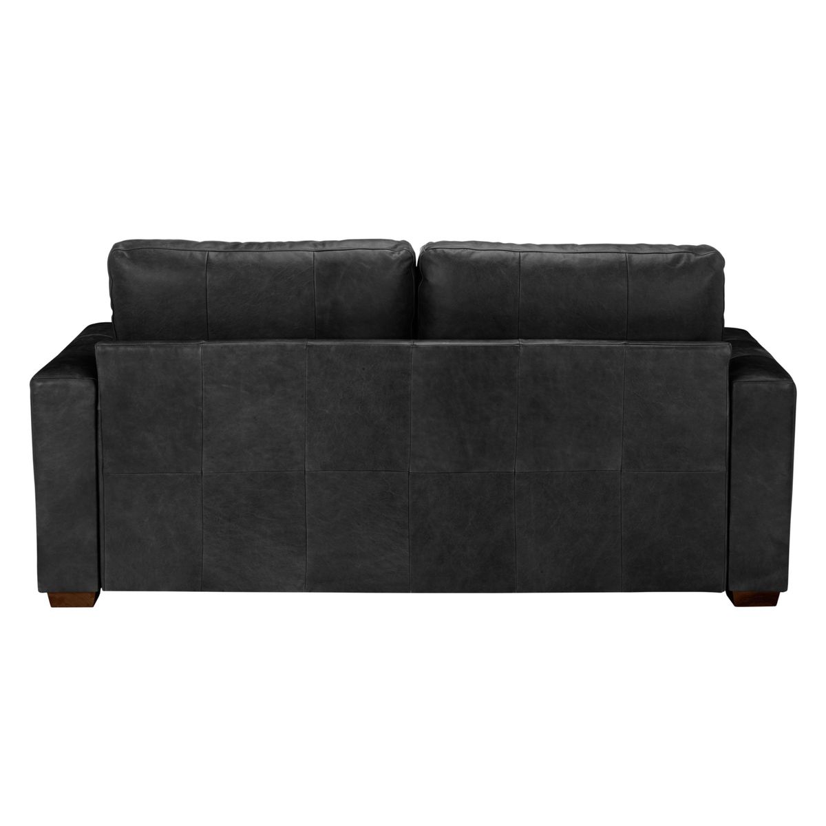 House by John Lewis Oliver Leather Large 3 Seater Sofa, Dark Leg – image 6
