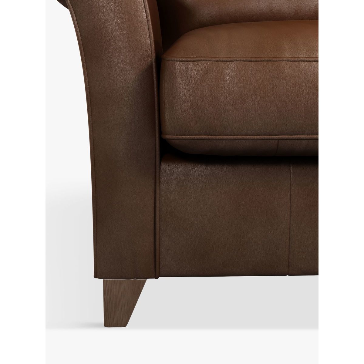 John Lewis & Partners Charlotte Grand 4 Seater Leather Sofa, Dark Leg – image 6