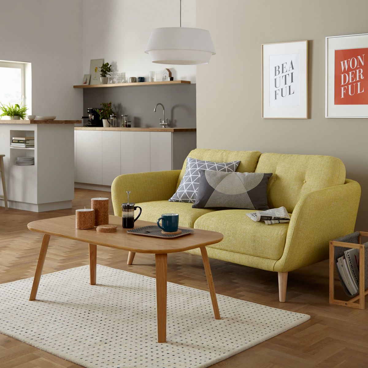 House by John Lewis Arlo Small 2 Seater Sofa, Light Leg – image 4