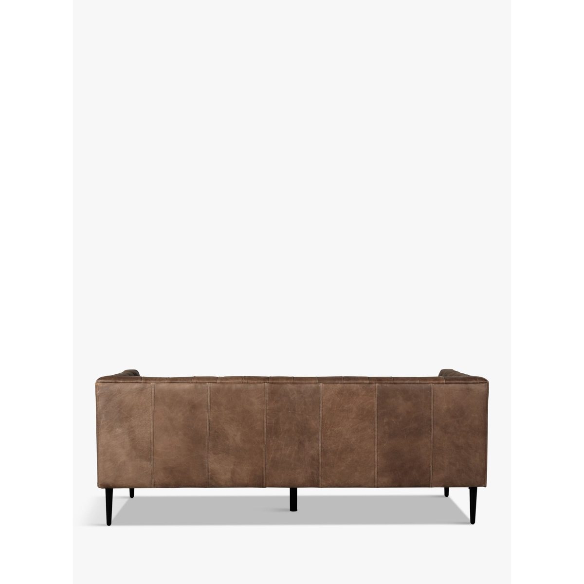 Halo William Large 3 Seater Leather Sofa, Napinha Chocolate – image 2