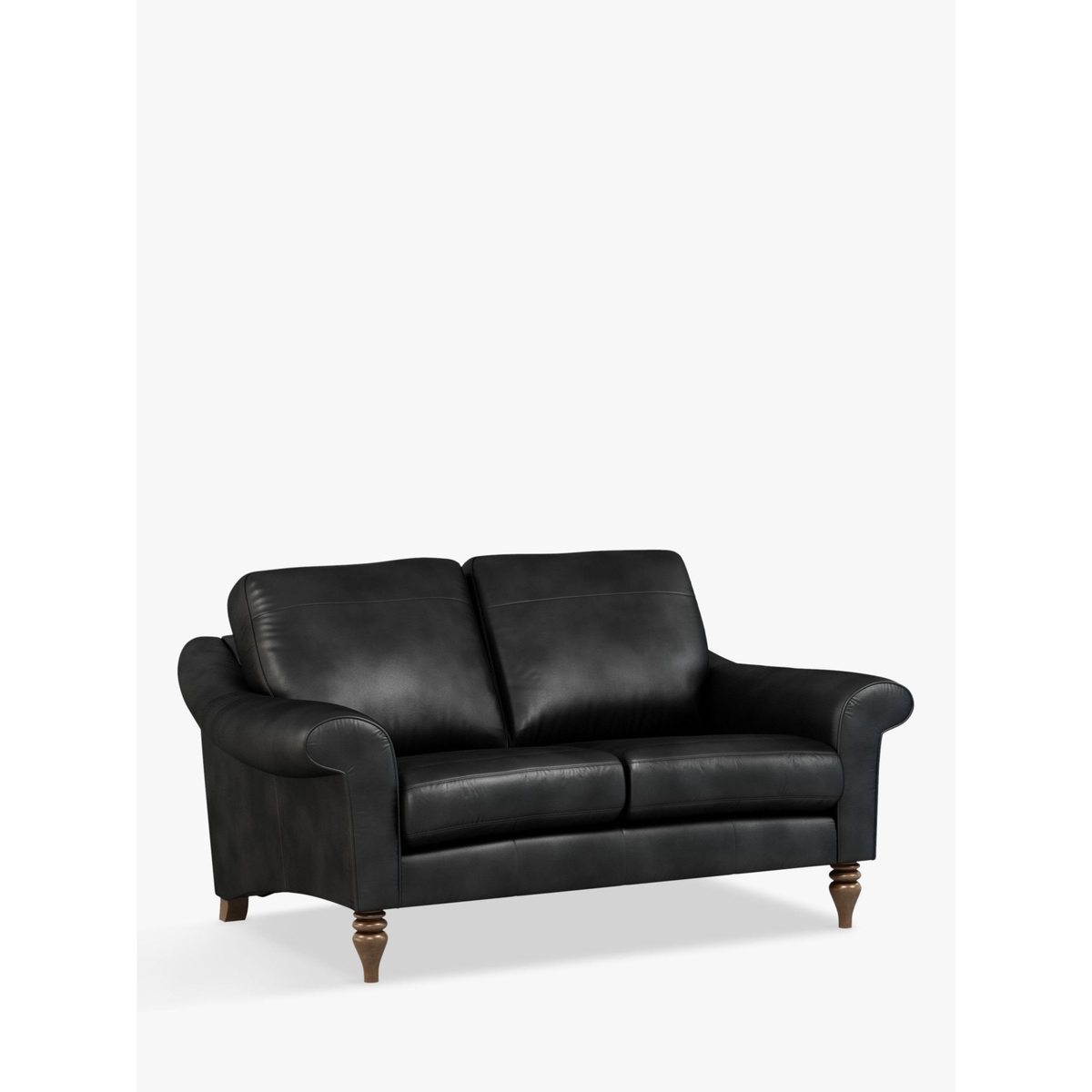 John Lewis & Partners Camber Small 2 Seater Leather Sofa, Dark Leg – image 1