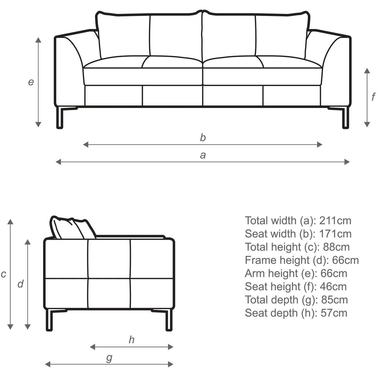 John Lewis & Partners Belgrave Grand 4 Seater Leather Sofa, Dark Leg – image 3