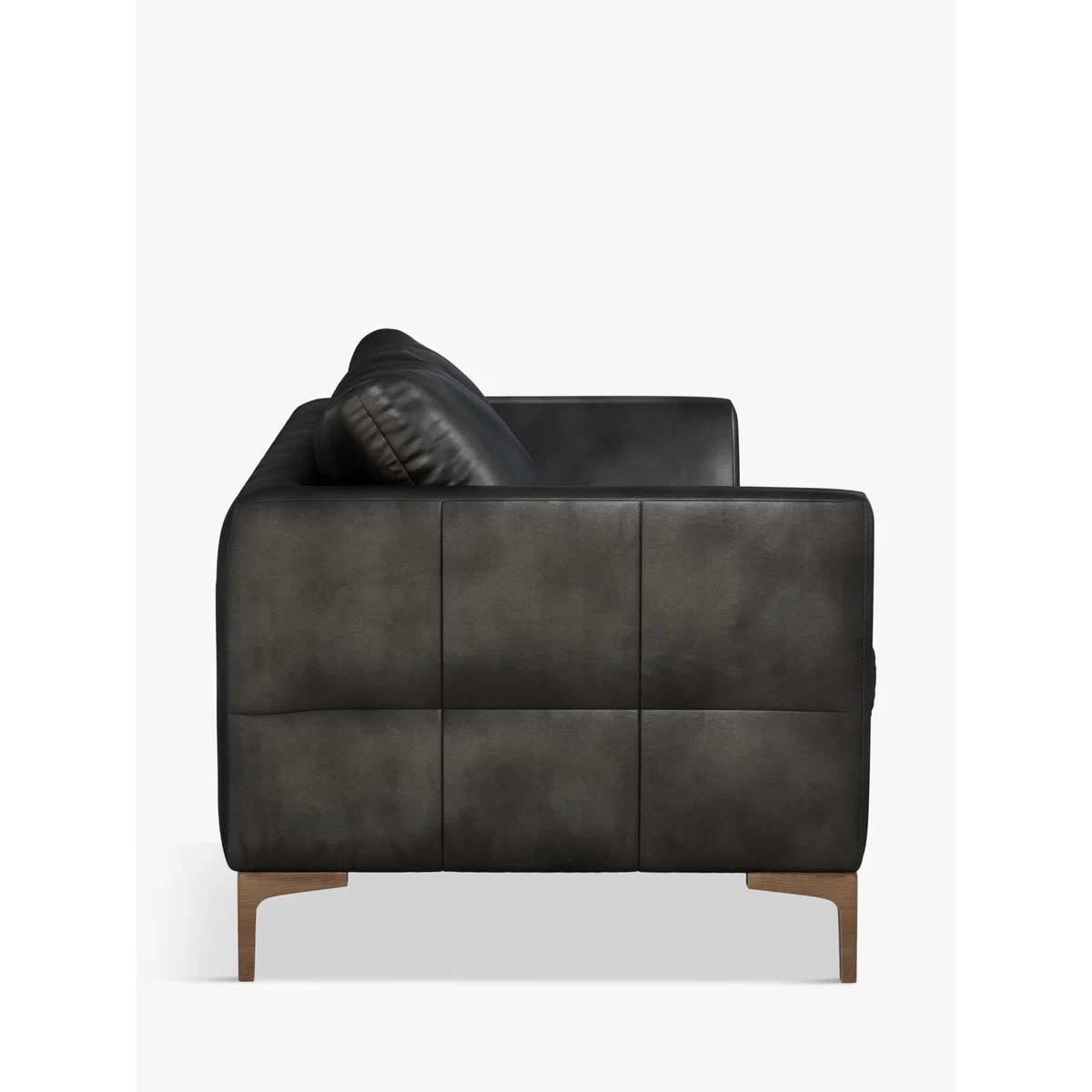 John Lewis & Partners Belgrave Grand 4 Seater Leather Sofa, Dark Leg – image 4
