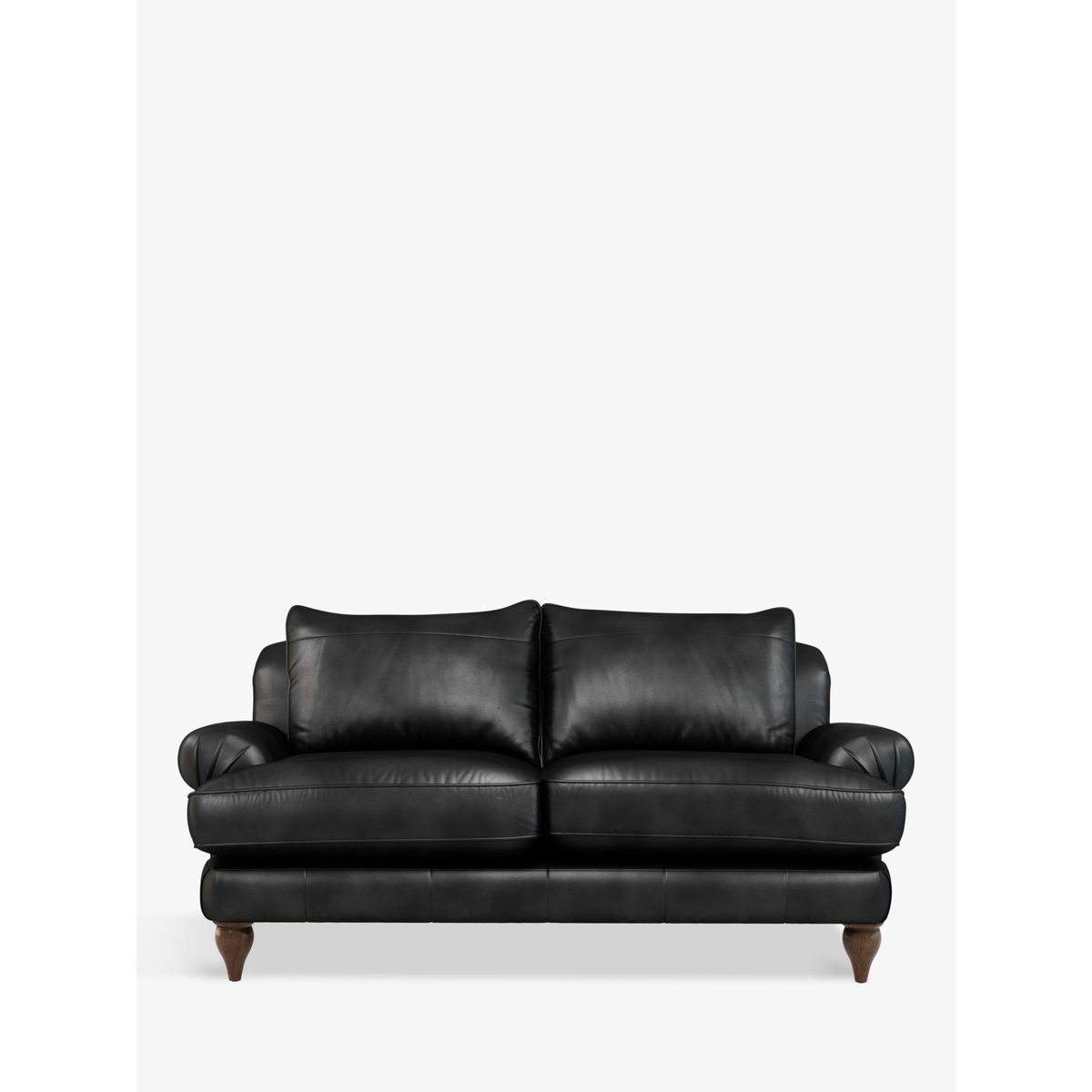 Croft Collection Findon Medium 2 Seater Leather Sofa, Dark Leg – image 2