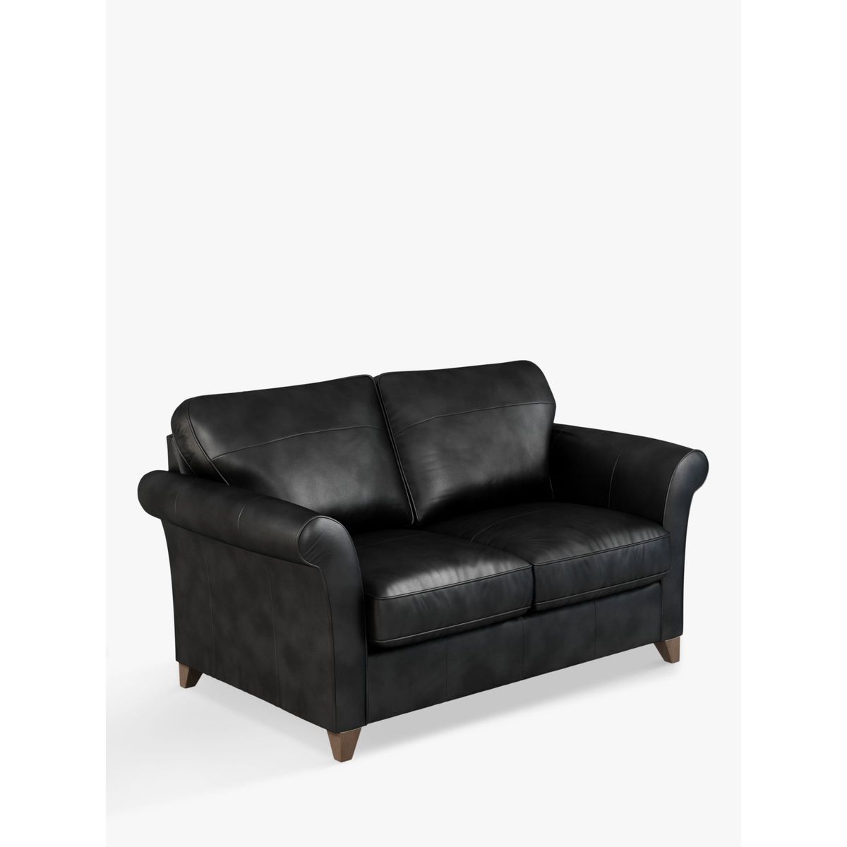 John Lewis & Partners Charlotte Medium 2 Seater Leather Sofa, Dark Leg – image 1