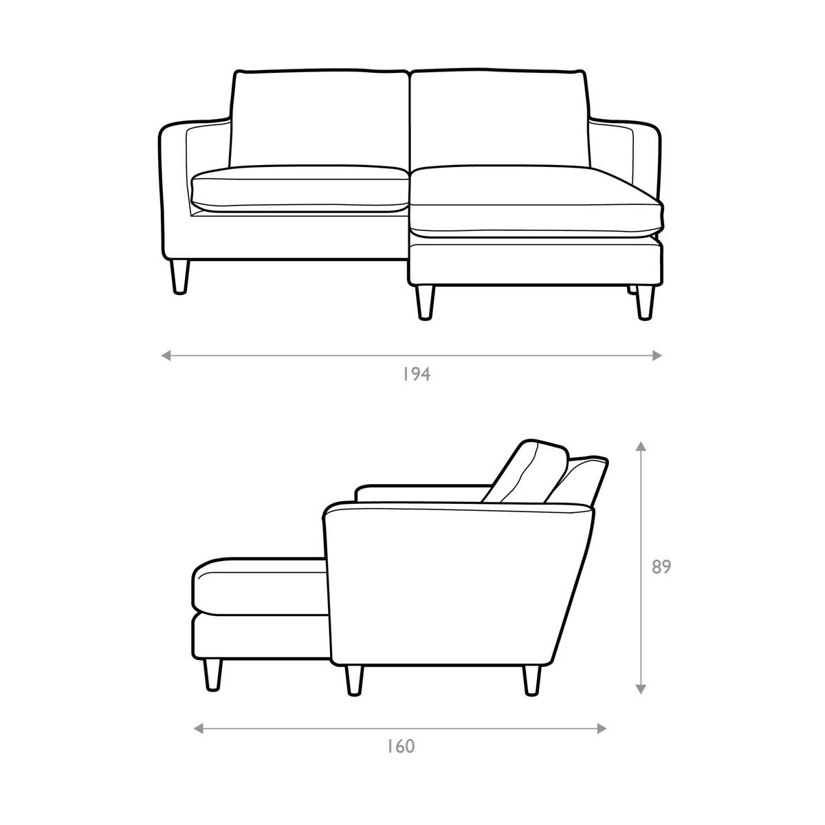John Lewis & Partners Bailey RHF Chaise End Sofa – image 3