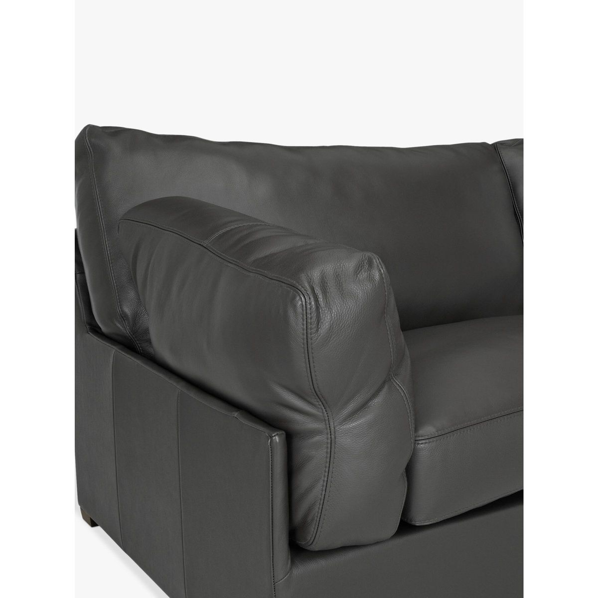 John Lewis & Partners Java Grand 4 Seater Leather Sofa, Dark Leg – image 4