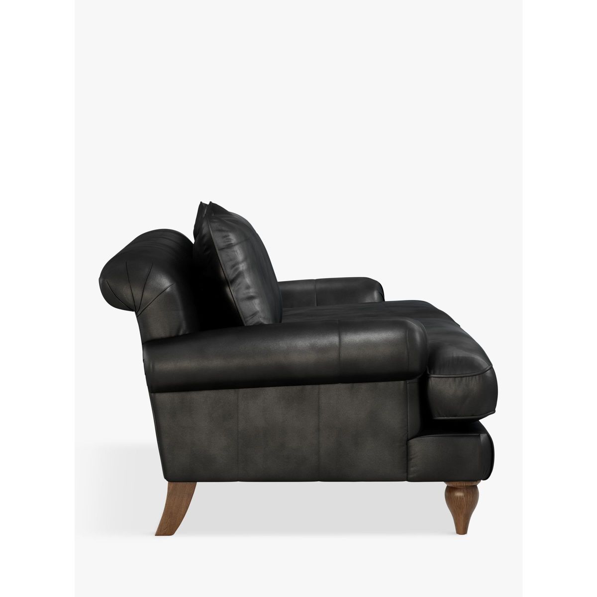 Croft Collection Findon Grand 4 Seater Leather Sofa, Dark Leg – image 4