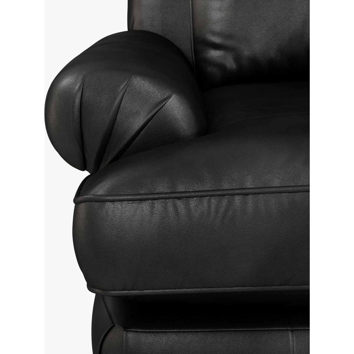 Croft Collection Findon Grand 4 Seater Leather Sofa, Dark Leg – image 7