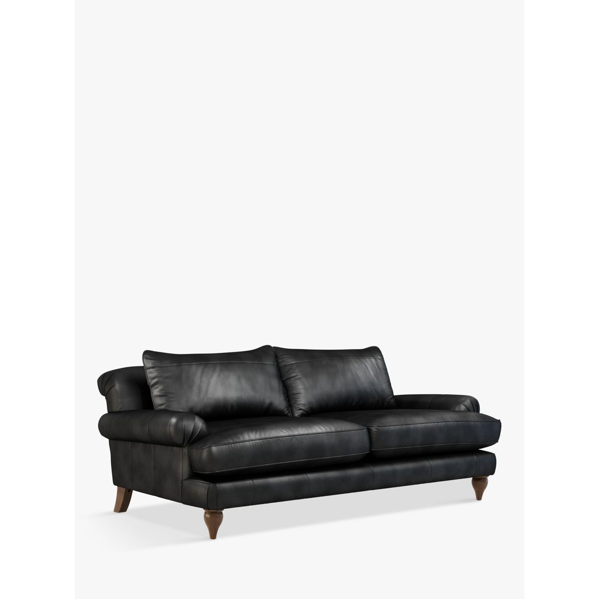 Croft Collection Findon Grand 4 Seater Leather Sofa, Dark Leg – image 1