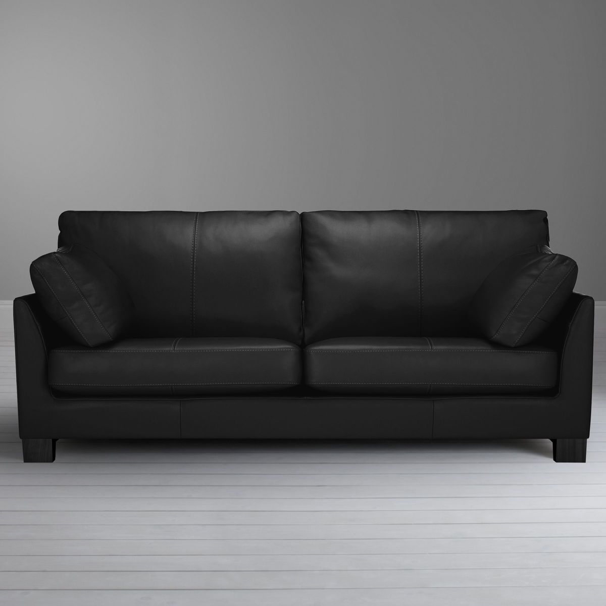 John Lewis & Partners Ikon Grand 4 Seater Leather Sofa, Dark Leg – image 5